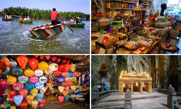 【ダナン発着】ダナン市内観光 ＋ バスケットボートでのジャングルクルーズ ＋ 夜のホイアン観光　